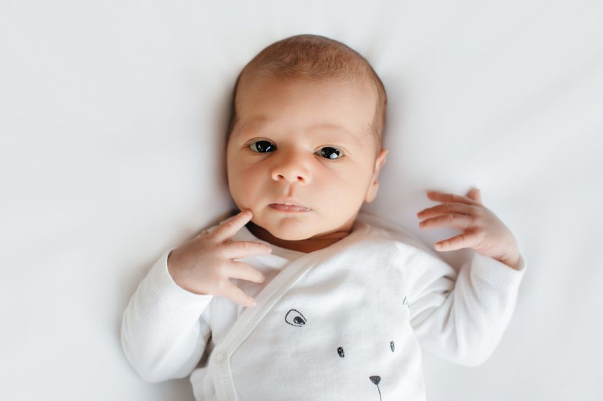 Photographie de bébé garçon, garçon de tenue photo de 0 à 3 mois